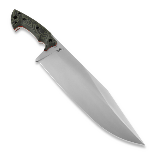 Work Tuff Gear Pathfinder puukko, Satin Forest Camo Swamp Grip (Red Liner)