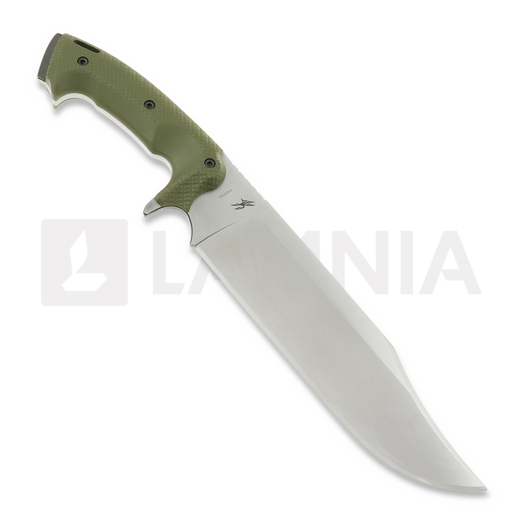 Work Tuff Gear Primal veitsi, satin, od green G10, od green kydex