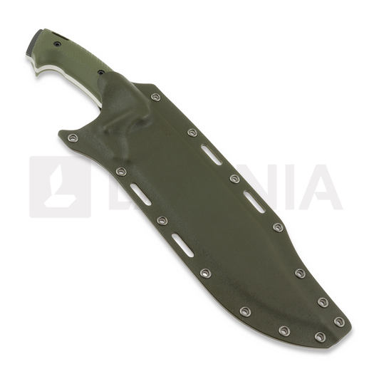 Work Tuff Gear Primal veitsi, satin, od green G10, od green kydex