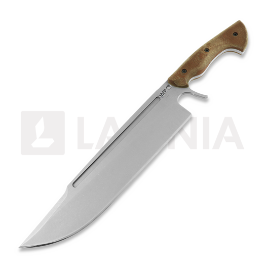 Cuțit Work Tuff Gear Puzon Predator Hunter A6MAX, ghost finish, brown micarta