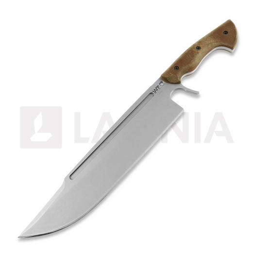 Cuchillo Work Tuff Gear Puzon Predator Hunter A6MAX, ghost finish, brown micarta