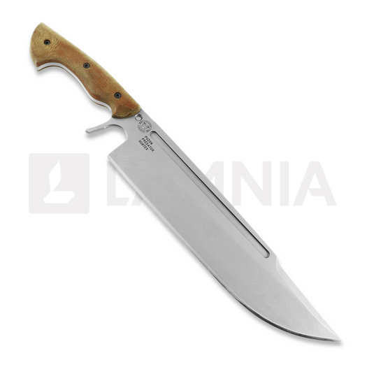 Work Tuff Gear Puzon Predator Hunter A6MAX veitsi, ghost finish, brown micarta