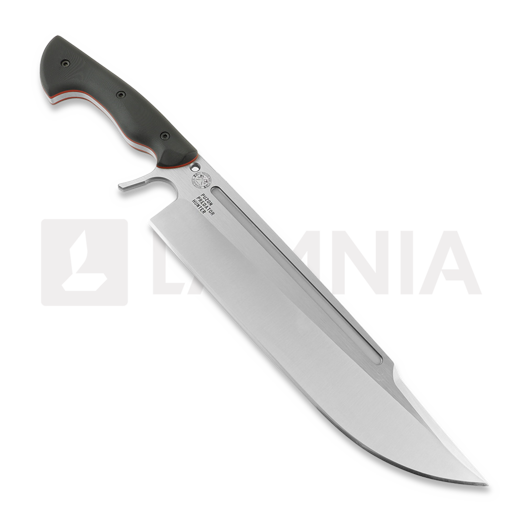 Work Tuff Gear Puzon Predator Hunter A6MAX veitsi, satin, black G10 with red liner