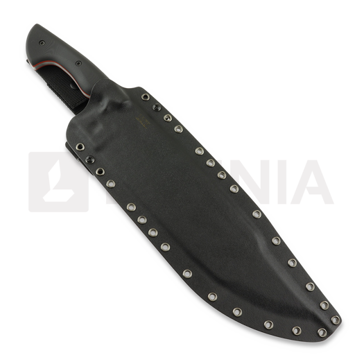Work Tuff Gear Puzon Predator Hunter A6MAX veitsi, satin, black G10 with red liner