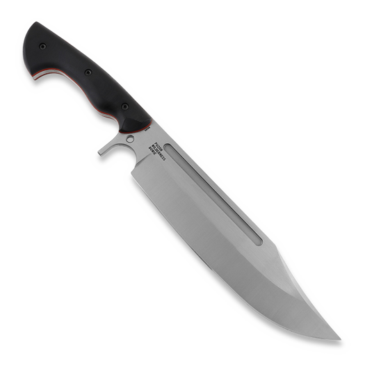 Нож Work Tuff Gear Puzon Wilderness Bowie, Black/Red Liner G10