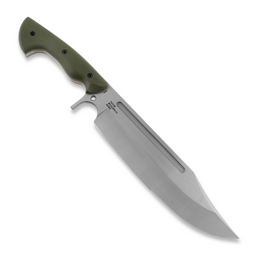 Нож Work Tuff Gear Puzon Wilderness Bowie, ODG/Brown Liner G10