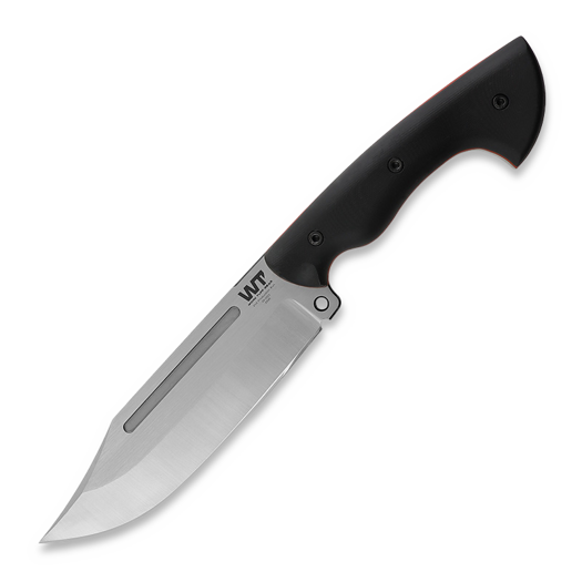 Work Tuff Gear PWB-7 SK85 Gen 2 knife, Two Tone Satin, Black/Red Liner G10