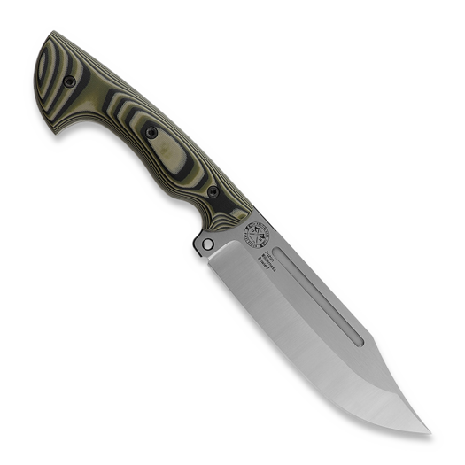 Work Tuff Gear PWB-7 SK85 Gen 2 peilis, Two Tone Satin, Jungle Camo G10