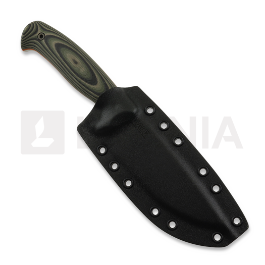 Work Tuff Gear RedWolf K329 puukko, satin, jungle camo with orange liner