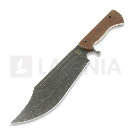 Nazis Work Tuff Gear V44X Gen 3 SK85, dark washed, brown canvas micarta, odg kydex