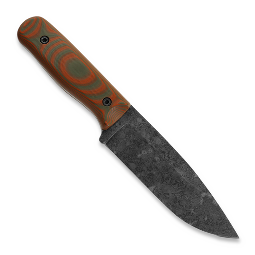 Work Tuff Gear Voyageur puukko, apo blade, orange camo handle