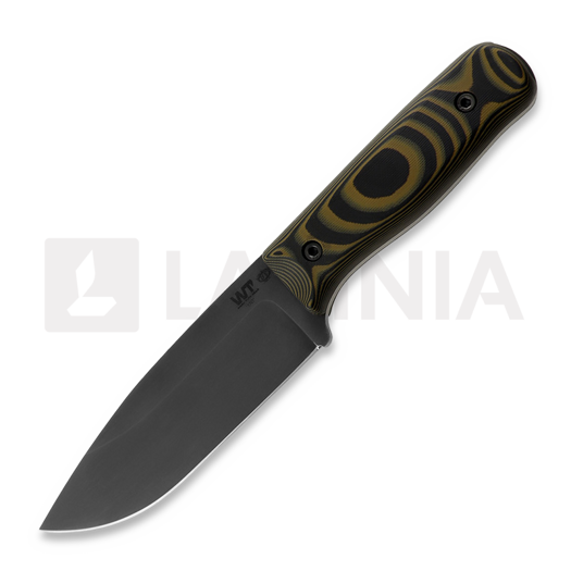 Work Tuff Gear Voyageur kniv, black kydex sheath