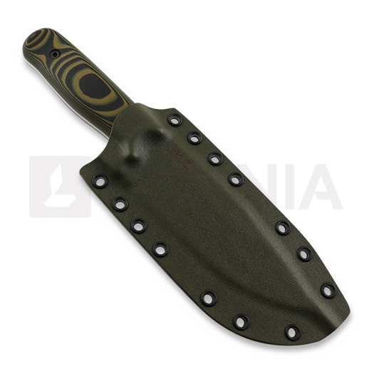 Work Tuff Gear Voyageur 칼, green kydex sheath