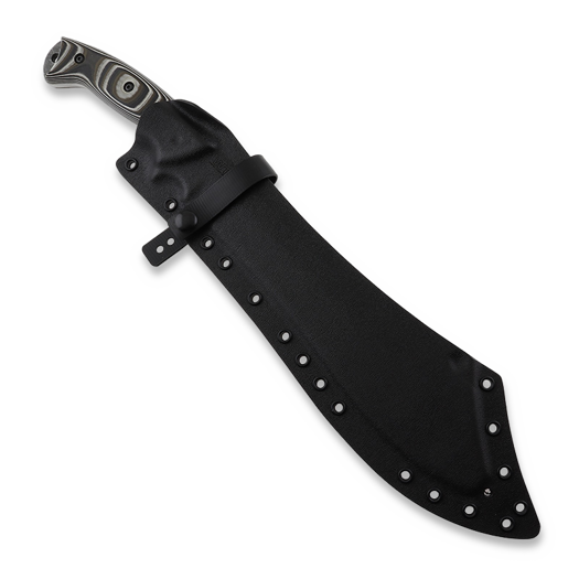 Work Tuff Gear Warhammer peilis, Blackwashed/Cobra Camo G10