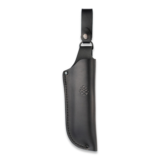 Woxna Alfta Leather sheath - 180 mm, sort