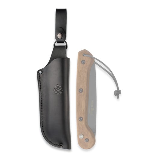 Woxna Alfta Leather sheath - 180 mm, schwarz