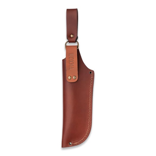 Woxna Alfta Leather sheath - 180 mm, cognac
