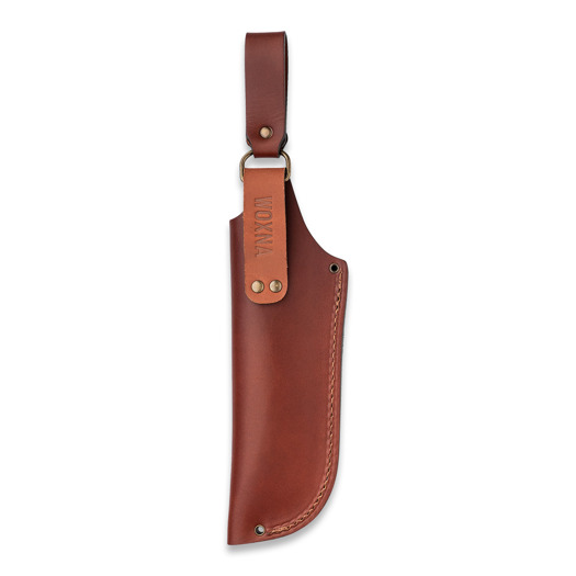 Woxna Alfta Leather sheath - 180 mm, cognac