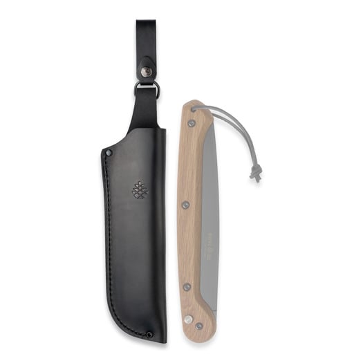 Woxna Alfta Leather sheath - 250 mm, juoda