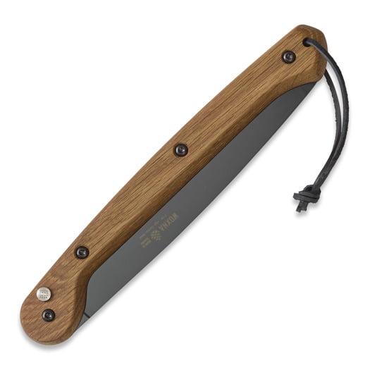 Woxna H&auml;lsing 250 mm + Alfta Leather sheath S&auml;ge, schwarz