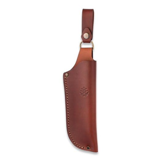 Woxna S&ouml;derfors 180 mm + Alfta leather sheath S&auml;ge, cognac