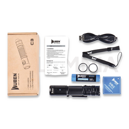 Wuben C3 flashlight