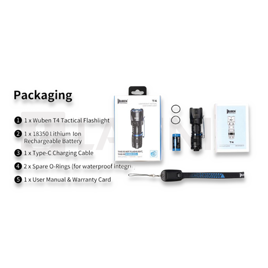 Wuben T4 flashlight