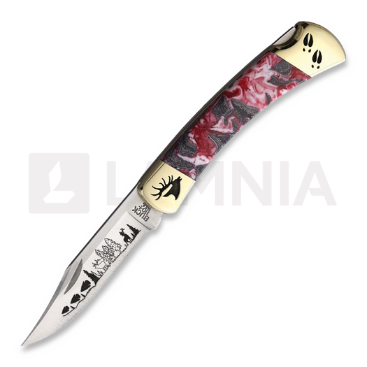 Yellowhorse Custom Buck 110 Lockback folding knife