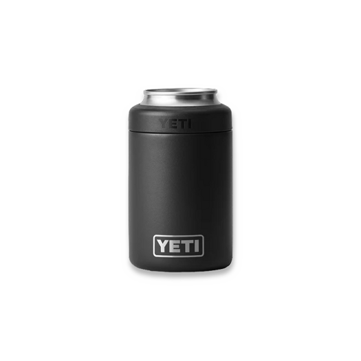 YETI Rambler, colster can insulator, musta