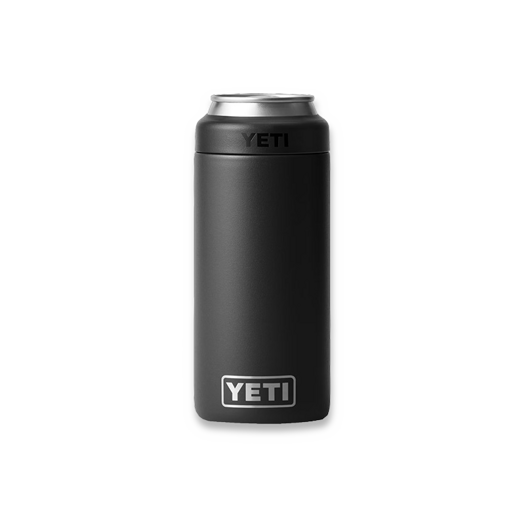 YETI Rambler, colster can insulator, black