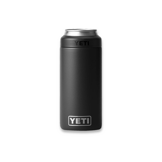 YETI Rambler, colster can insulator, black