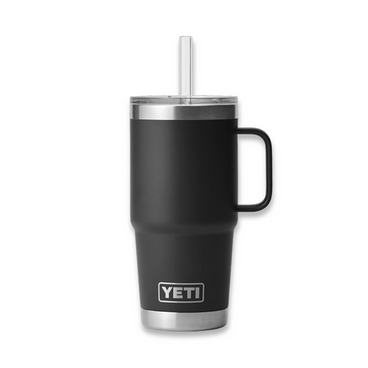 YETI Rambler Straw Mug, black