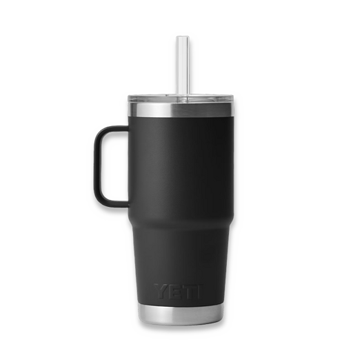 YETI Rambler Straw Mug, black