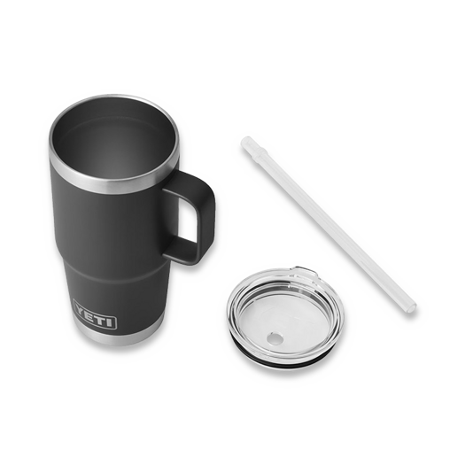 YETI Rambler Straw Mug, black