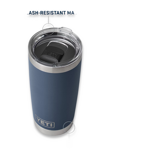 YETI Rambler Tumbler, stainless steel