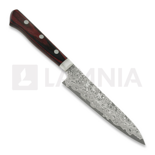 Yoshimi Kato Damascus Petty-Utility 120mm japanilainen keittiöveitsi