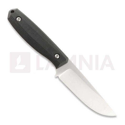 Za Pas BE2 ナイフ, Black G-10, Satin