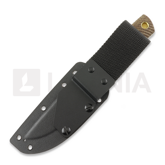 Za Pas EC95 veitsi, Brown Micarta, Satin