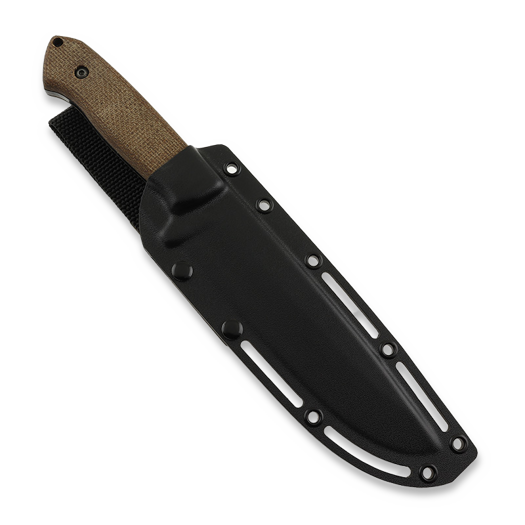 Za Pas Expendable, Brown Micarta, Stonewash