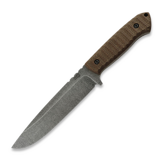 Za Pas Expendable Toxic, Brown Micarta, Stonewash