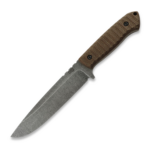 Za Pas Expendable Toxic, Brown Micarta, Stonewash