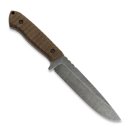 Za Pas Expendable Toxic, Brown Micarta, Stonewash