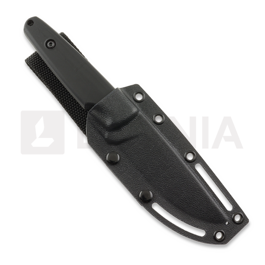 Za Pas Handie Messer, Black G-10, Stonewash