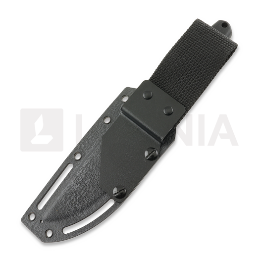 Za Pas Handie Messer, Black G-10, Stonewash