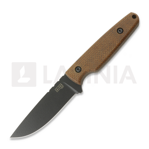 Cuțit Za Pas Handie, Brown Micarta, Black Coating