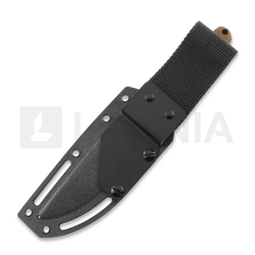 Nůž Za Pas Handie, Brown Micarta, Black Coating