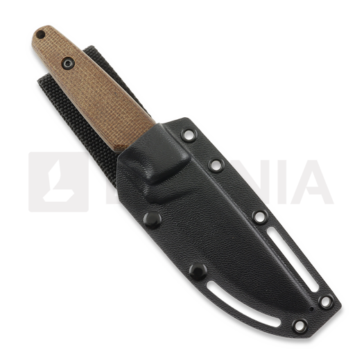 Za Pas Handie veitsi, Brown Micarta, Stonewash