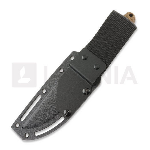 Coltello Za Pas Handie, Brown Micarta, Stonewash