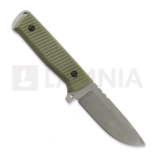 Za Pas Little Boy peilis, OD Green G-10, Stonewash