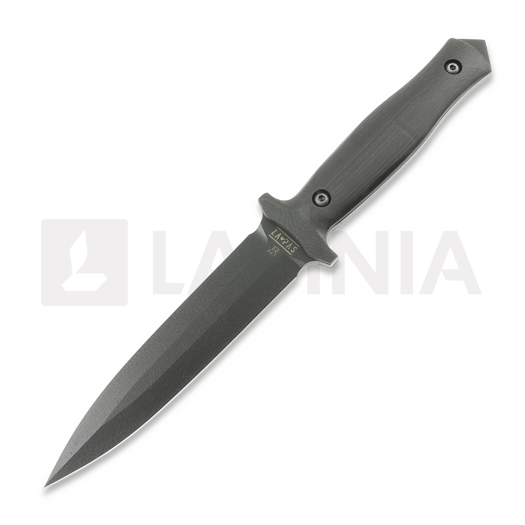 Za Pas RH2 Dagger kés, Black G-10, Black Coating